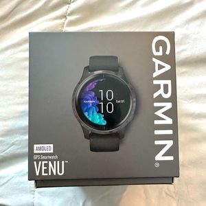 NWOT Garmin Venu GPS Smartwatch.